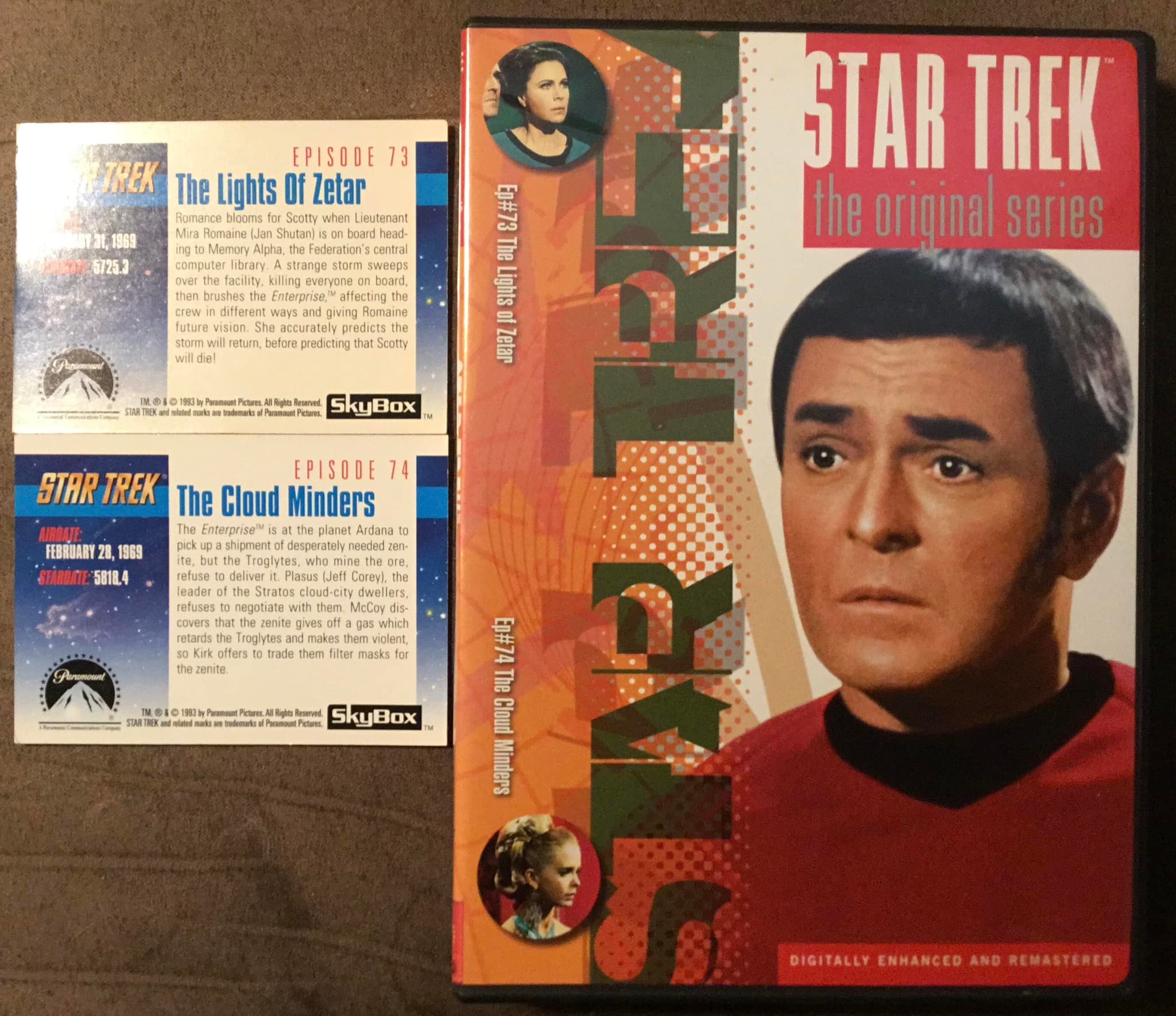 Original Star Trek DVD collection with remastered volumes 1-40
