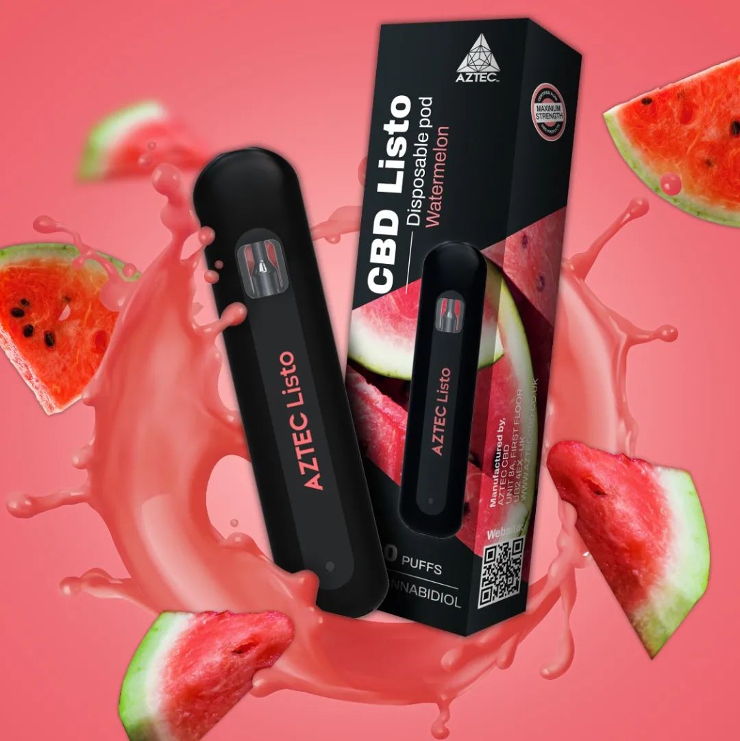 aztec cbd vape pen 🍉 Aztec Listo CBD Vape еднократна писалка 500mg