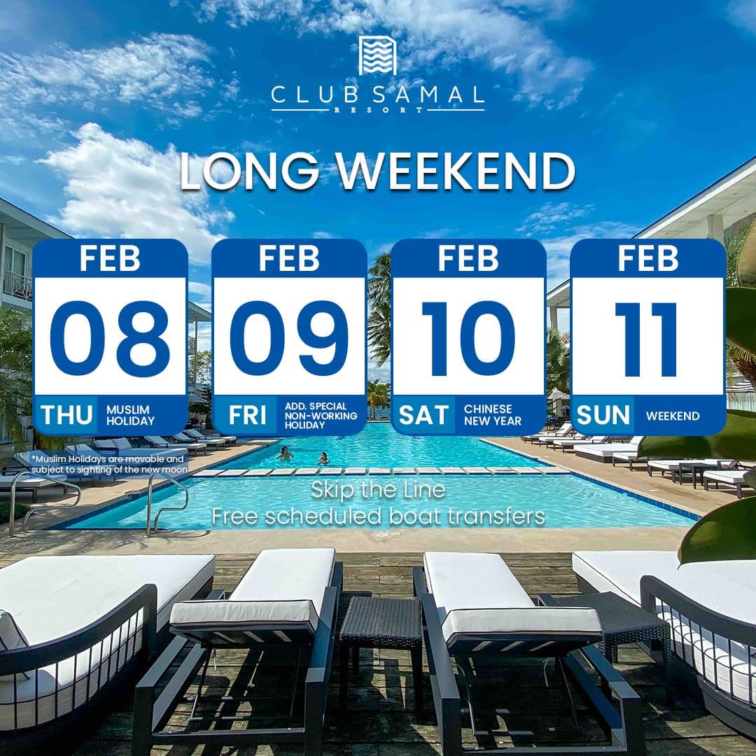 Hello, LONG WEEKEND! Skip the line... - Club Samal Resorts | Facebook