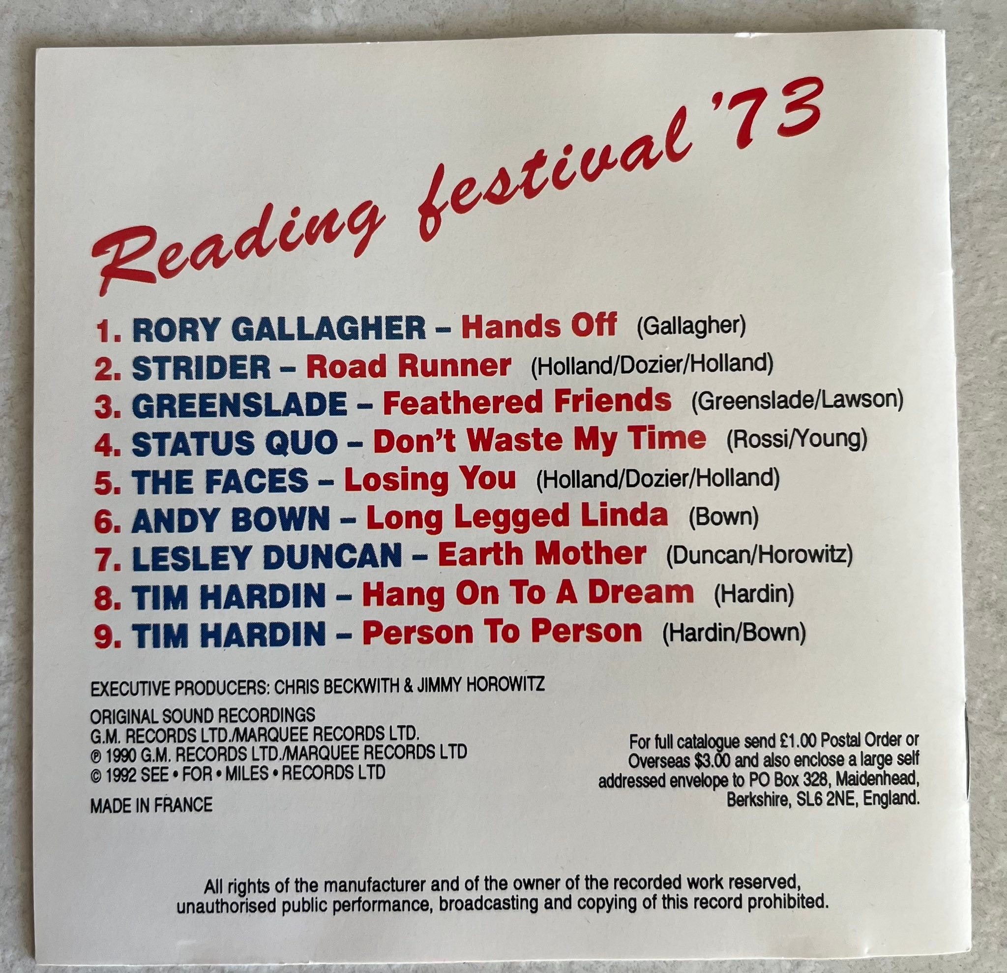 1973 Reading Festival music highlights