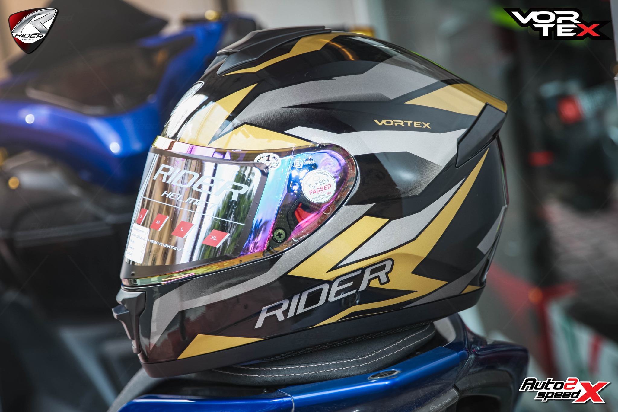 💥 RIDER รุ่น VORTEX ลายใหม่ล่าสุด... - Auto2speed หมวกกันน็อค | Facebook