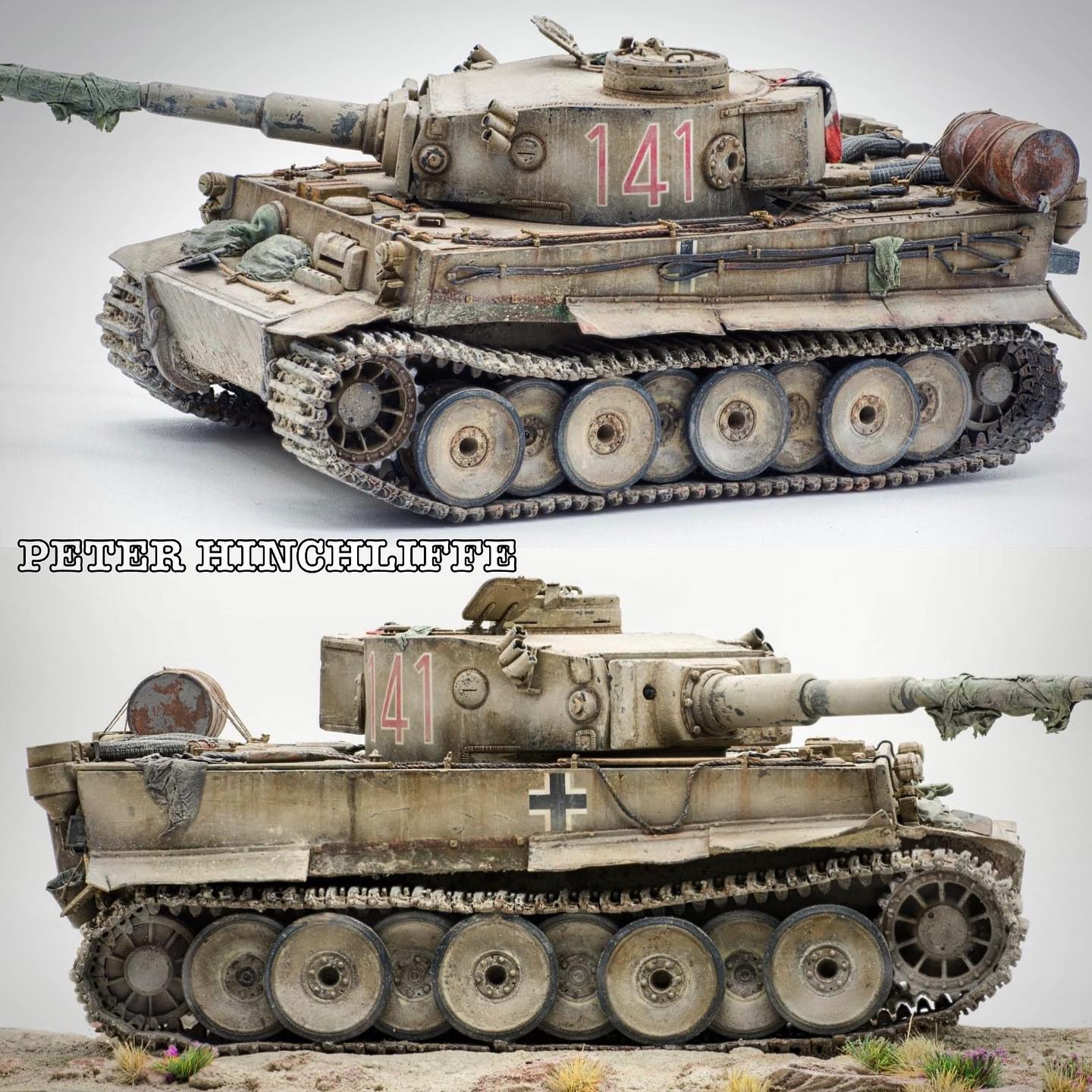 Floatings - DAK Tiger, 1943 #panther #painting #weathering #scalemodels ...
