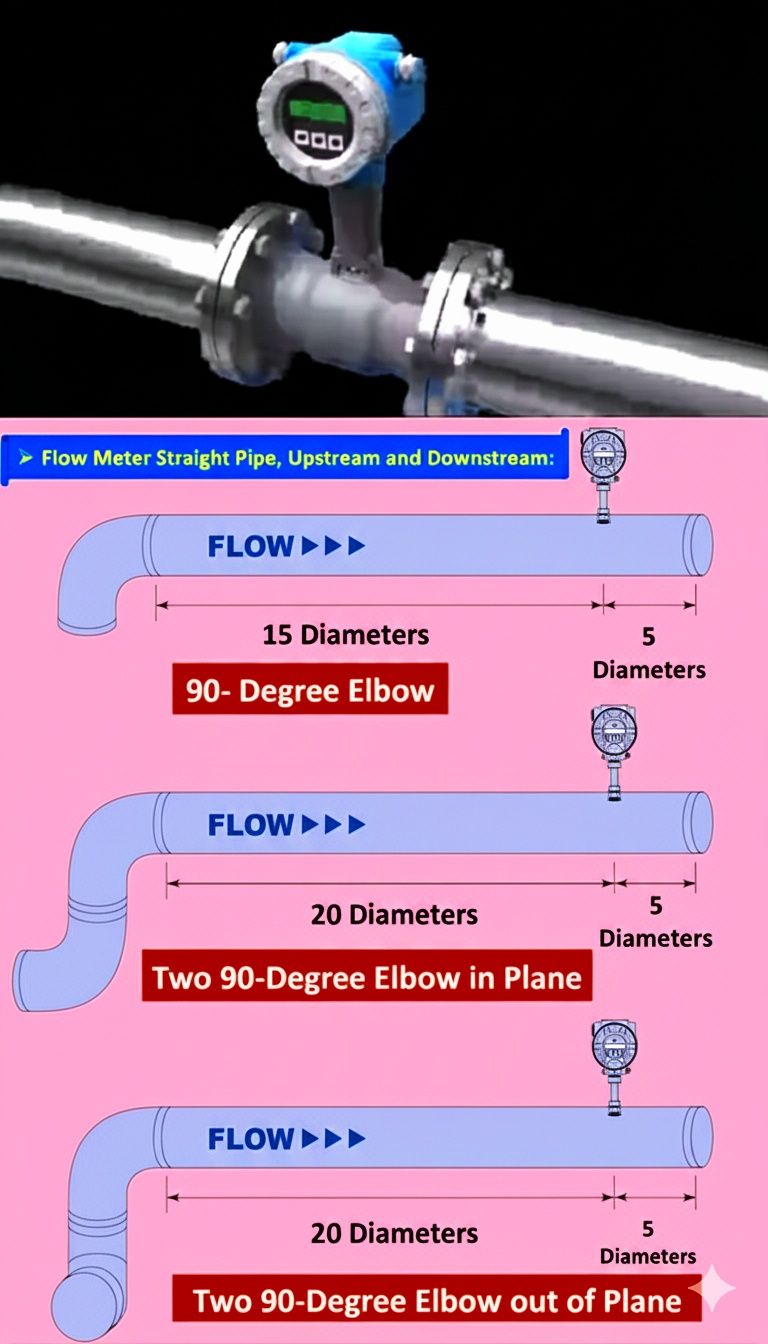 Fire-fighting - Flow Meter Straight Pipe, Upstream and Downstream ‼️ ...
