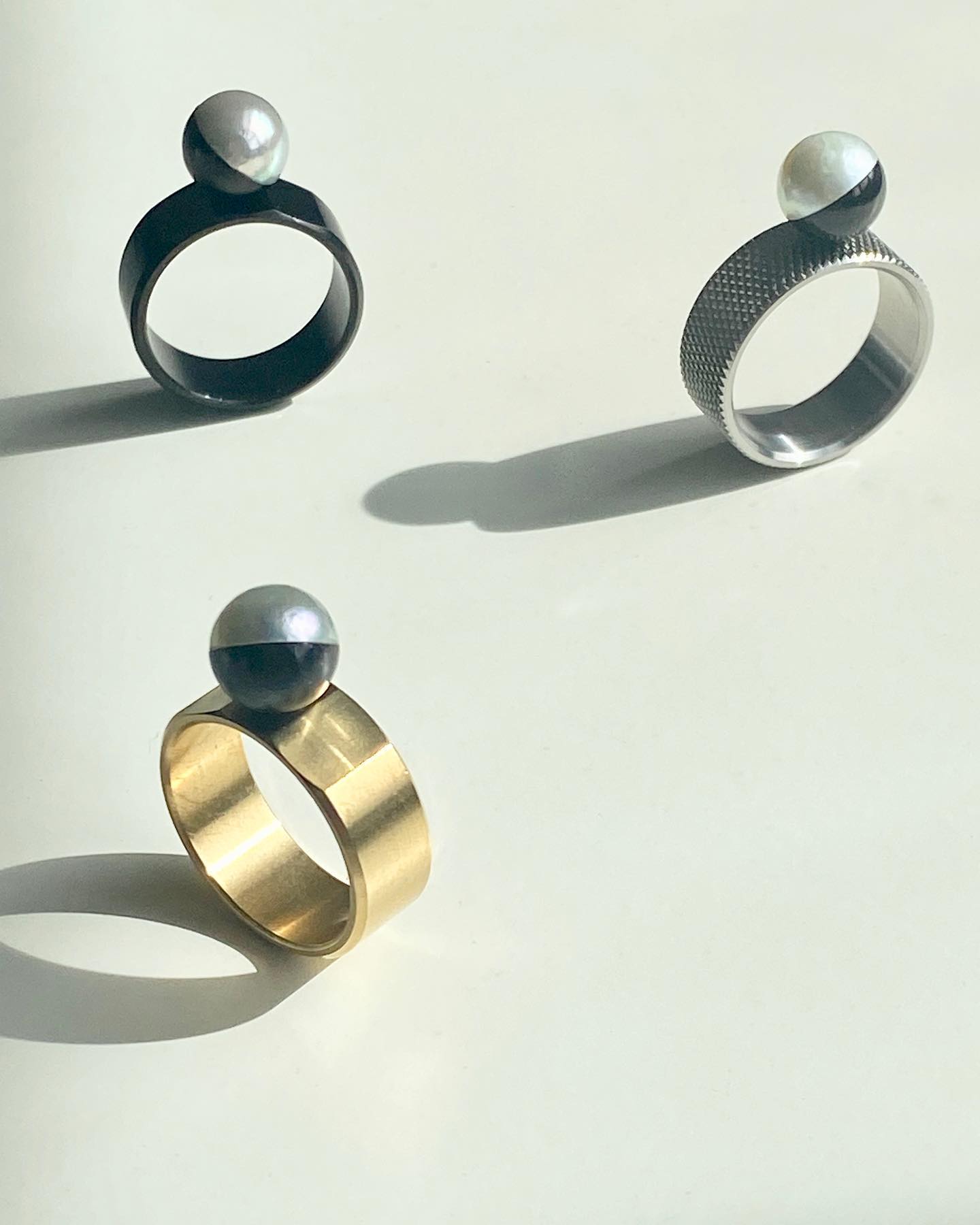 Hachigo project - Akoya pearls - This black and white half... | Facebook