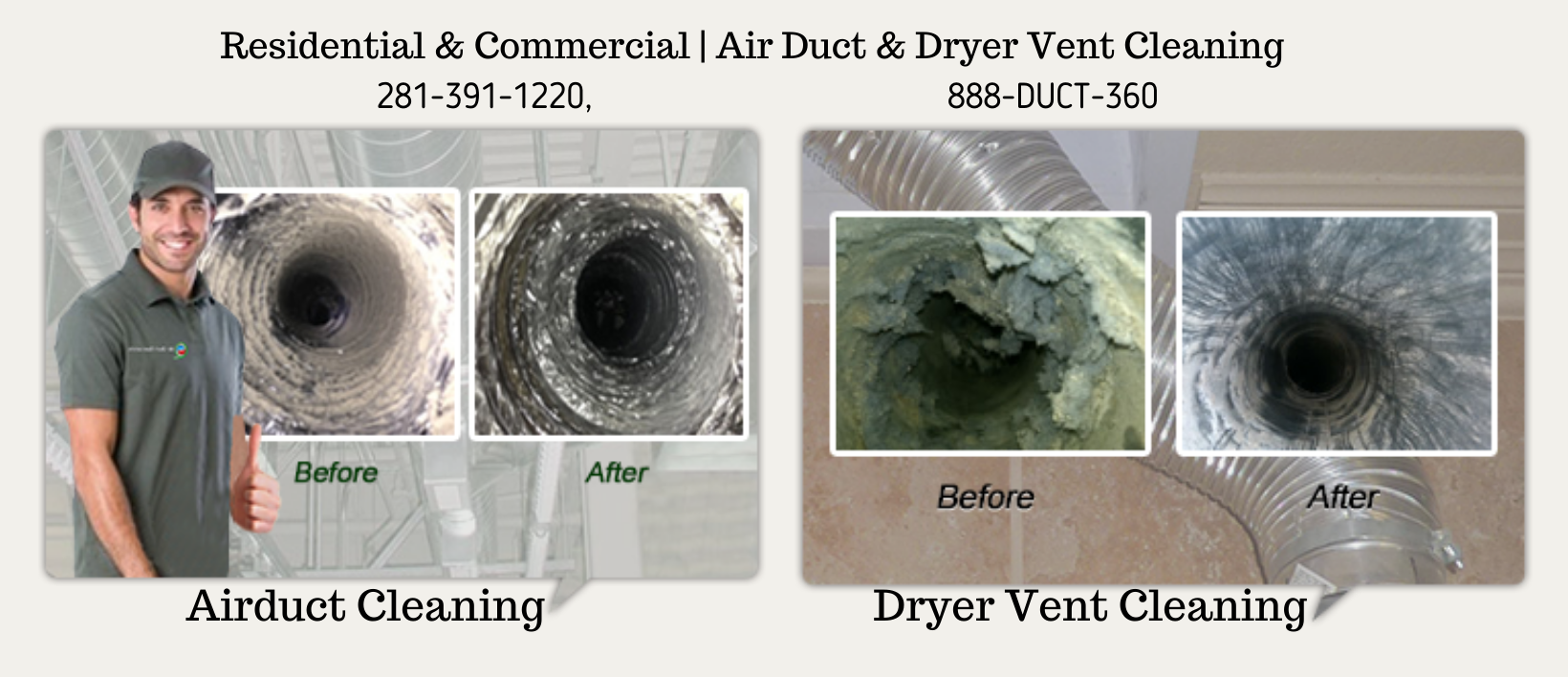 Air Duct Cleaning Houston / Dryer Vent Cleaning TX
