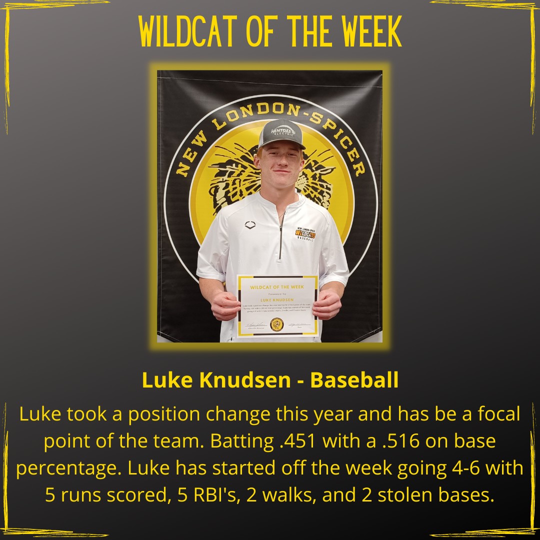 Congratulations to... - New London-Spicer School District 345 | Facebook