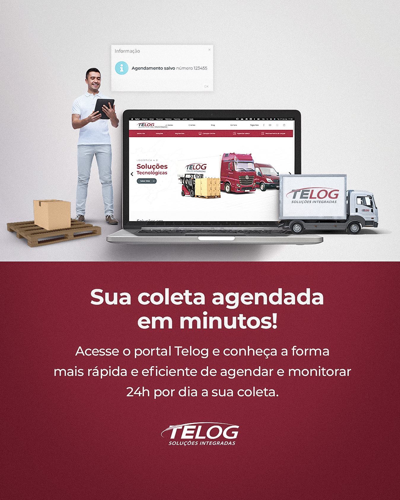 TELOG Logística - Agendar coleta nunca foi tão fácil como... | Facebook
