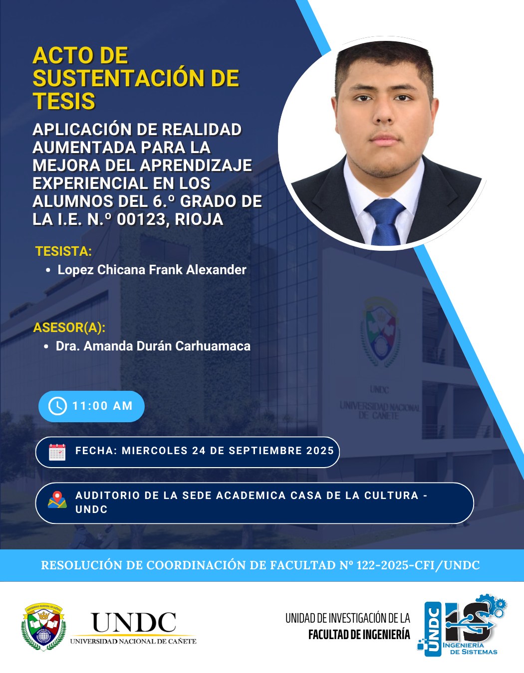 Facultad - 📢 ACTO DE SUSTENTACIÓN DE TESIS – EPIS UNDC La Escuela ...