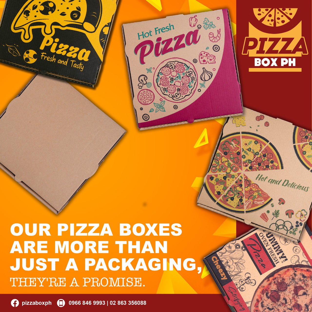 PIZZA BOX PH - Our pizza boxes are more than just a...