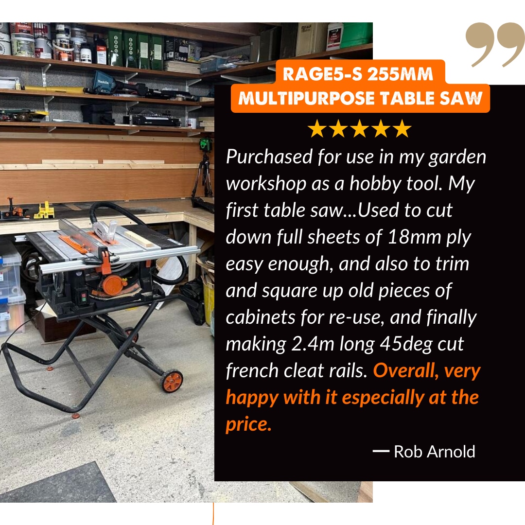 The 5-star review says it... - Evolution Power Tools - UK