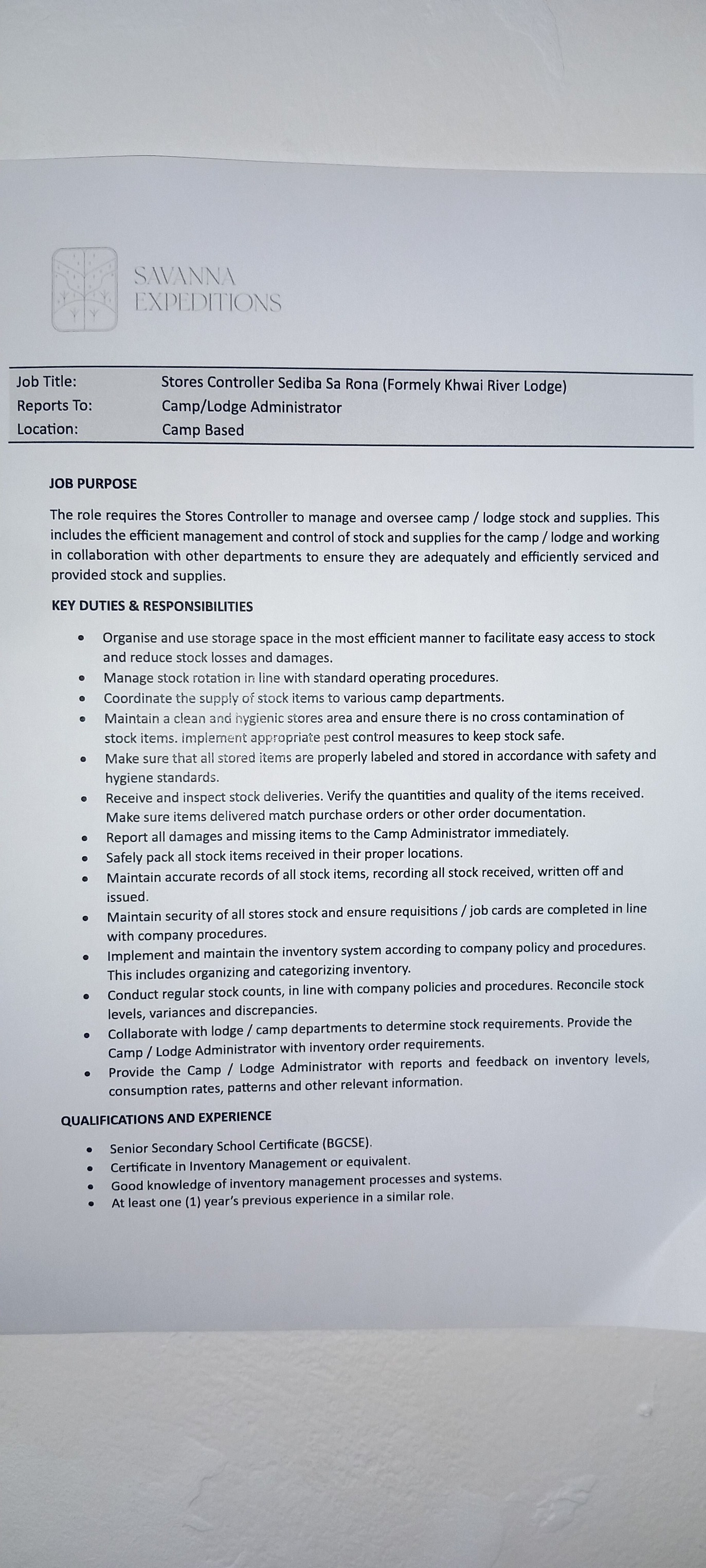 Khwai Trust- Magotho, Matswere and Sable Alley Campsites