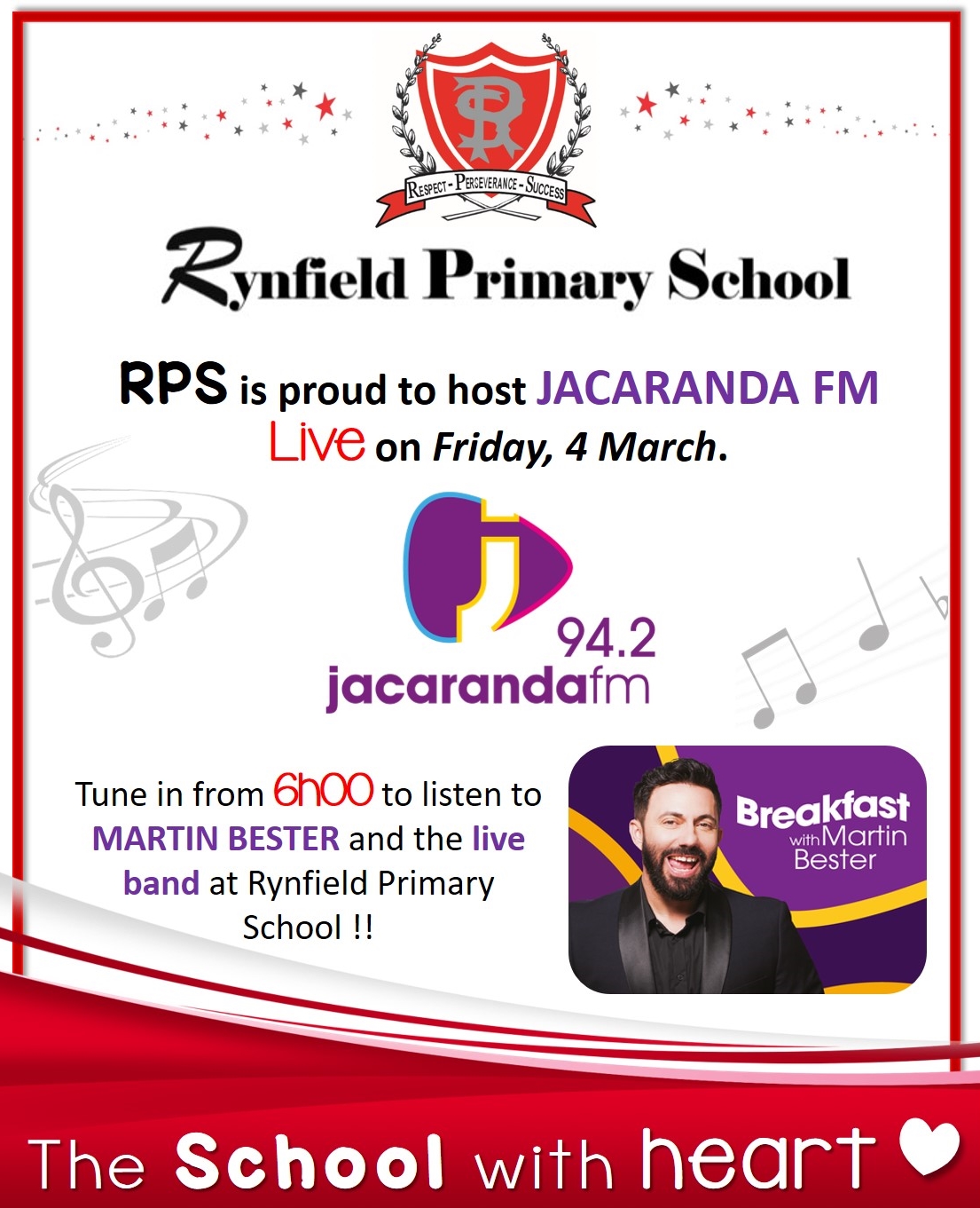Rynfield - 🎤 EXCITING NEWS ! We are delighted to announce that our ...