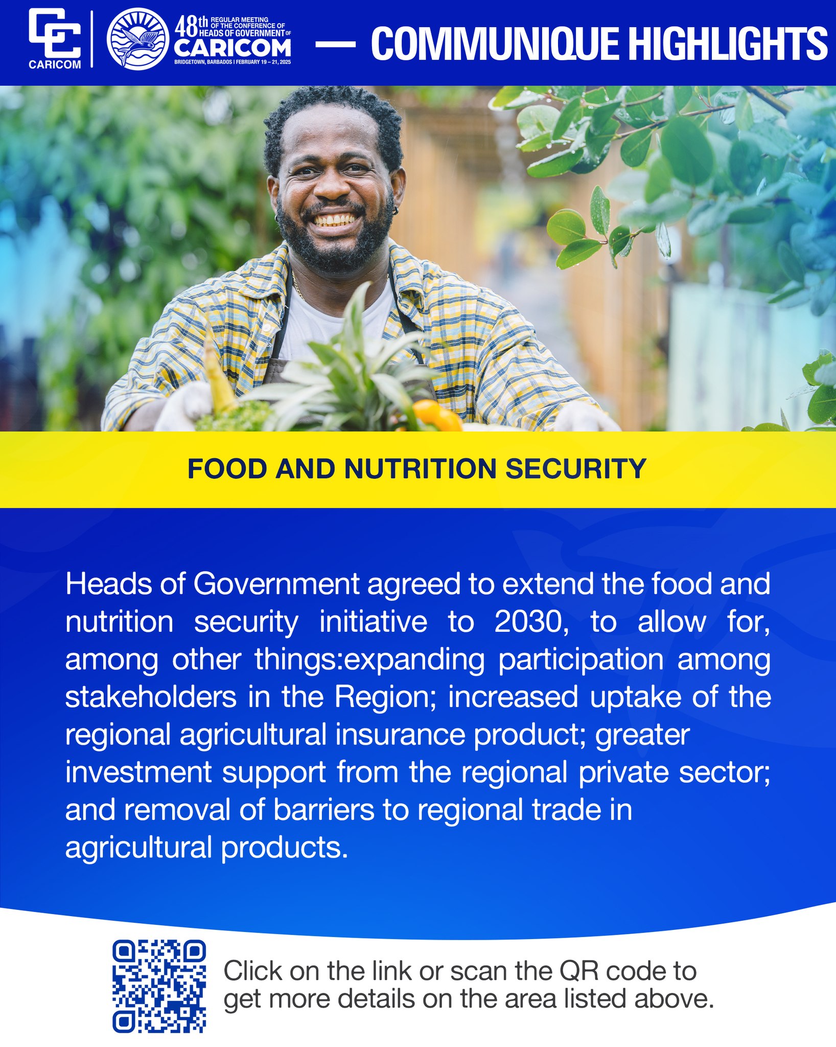 CARICOM: Caribbean Community - 🥦Vision 25 by 2025 has been extended to ...