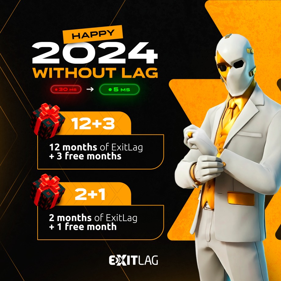 You deserve this gift! 🎁 With ExitLag's end of the year promotion