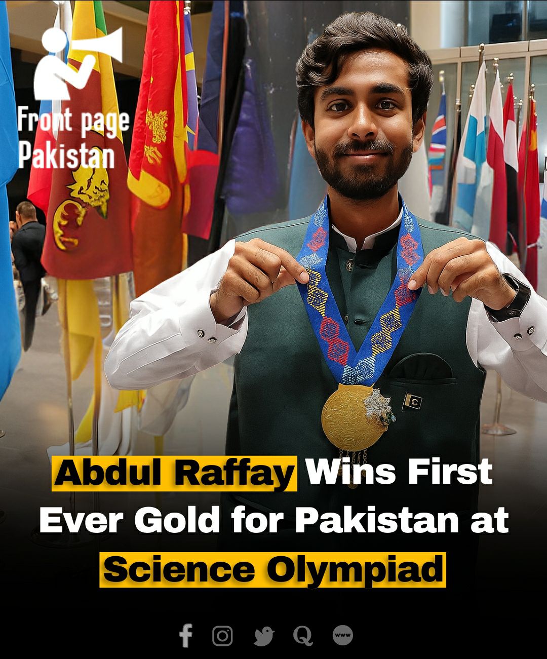 Front - Follow 👉 Front Page Pakistan Pakistan has secured its first ...