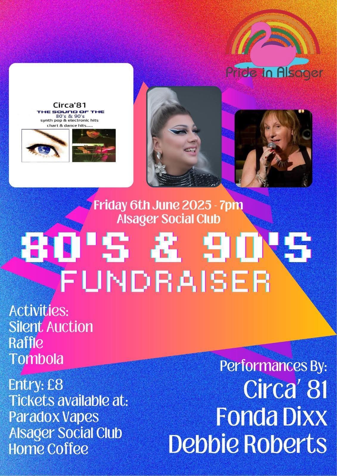 Pride - 80s & 90s Fundraiser - TWO WEEKS TO GO! It’s less than two ...