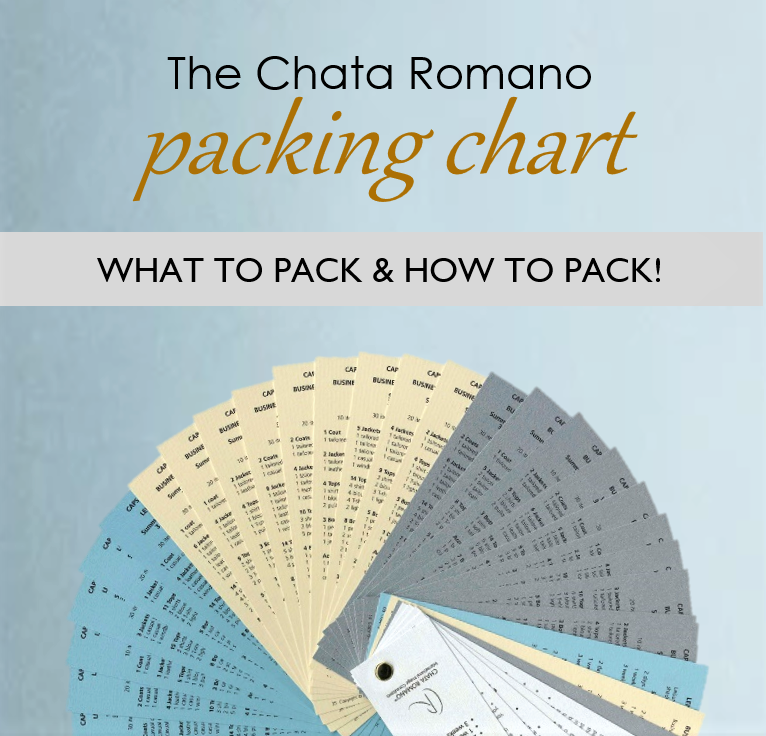 🎉🎉🎉 PROMOTION 🎉🎉🎉 THE CHATA ROMANO PACKING CHART Never know what to ...