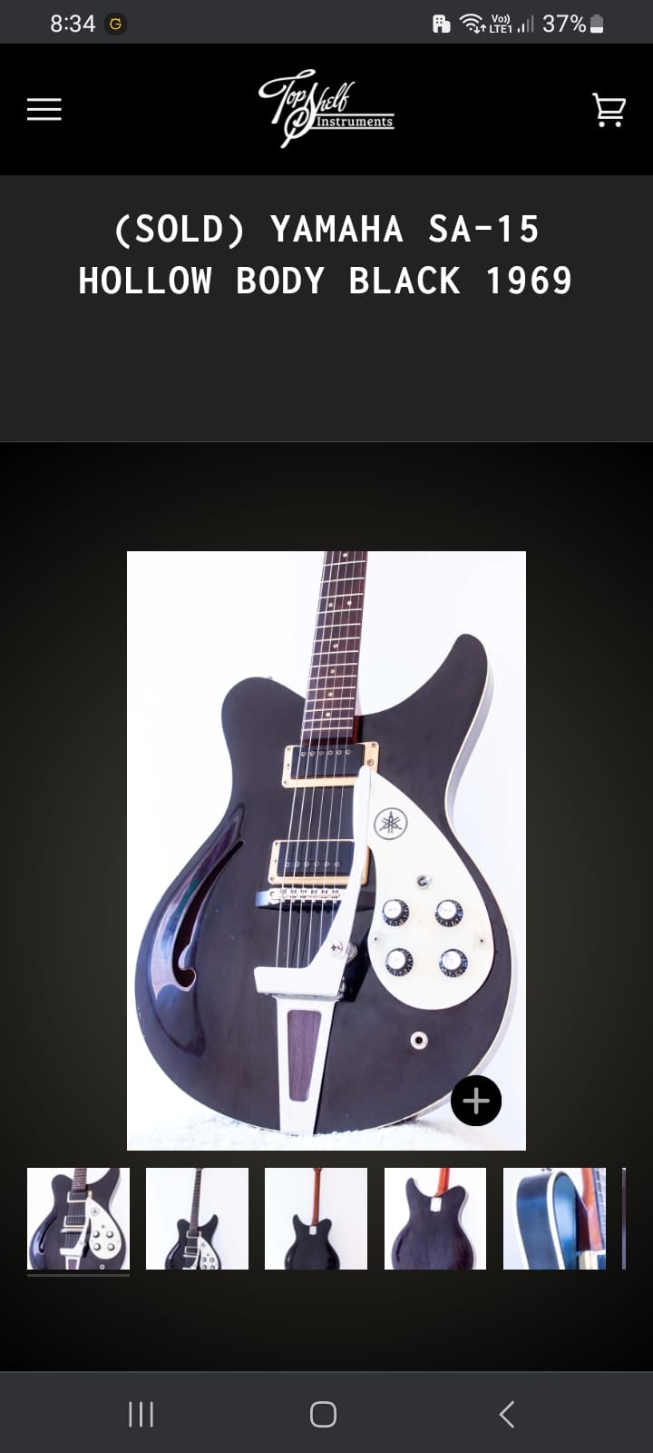 Yamaha SA-15 guitar sounds awesome despite cracks
