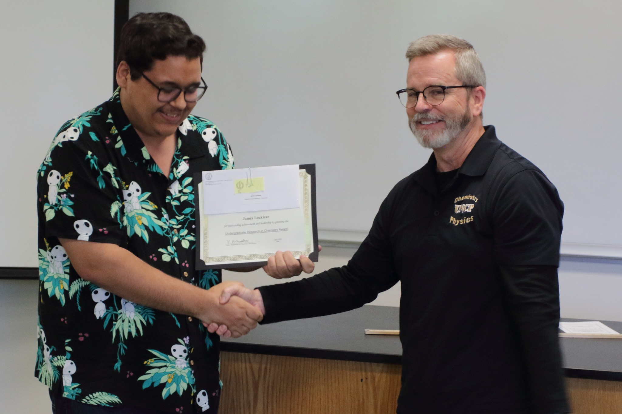 Congratulations to... - UNC Pembroke: Chemistry and Physics