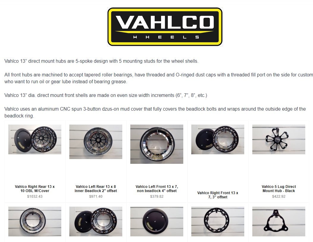 BSL Racing Ltd - Our shipment of Vahlco Wheels has...