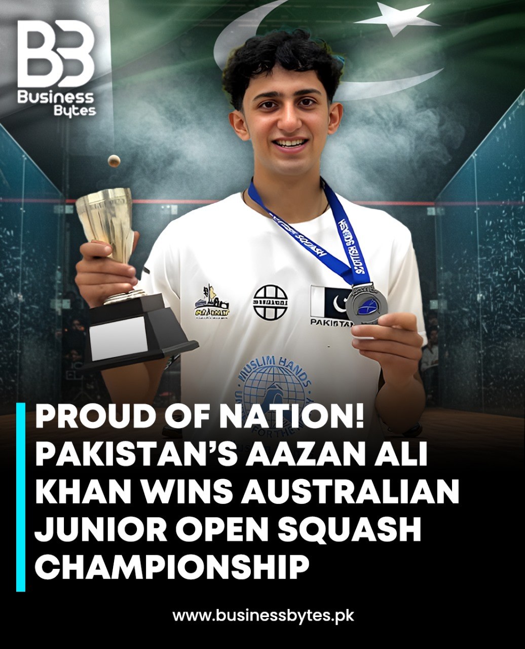 Business - Azan Ali Khan secured the gold medal in the Under-17 ...