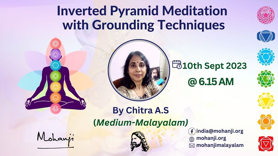 Mohanji India - Inverted Pyramid Meditation given by... | Facebook