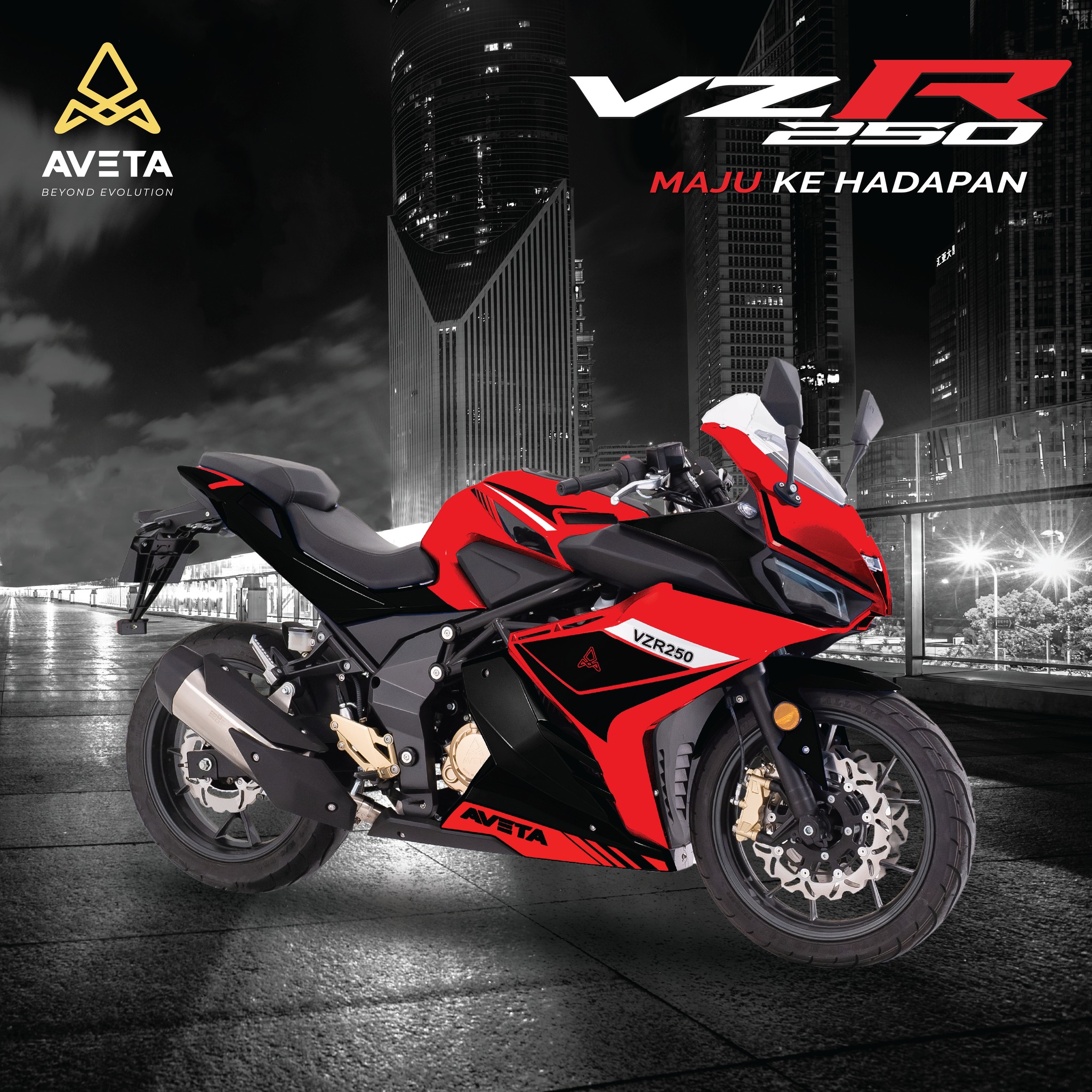 The first supersport from Aveta is finally here! The VZR250 is