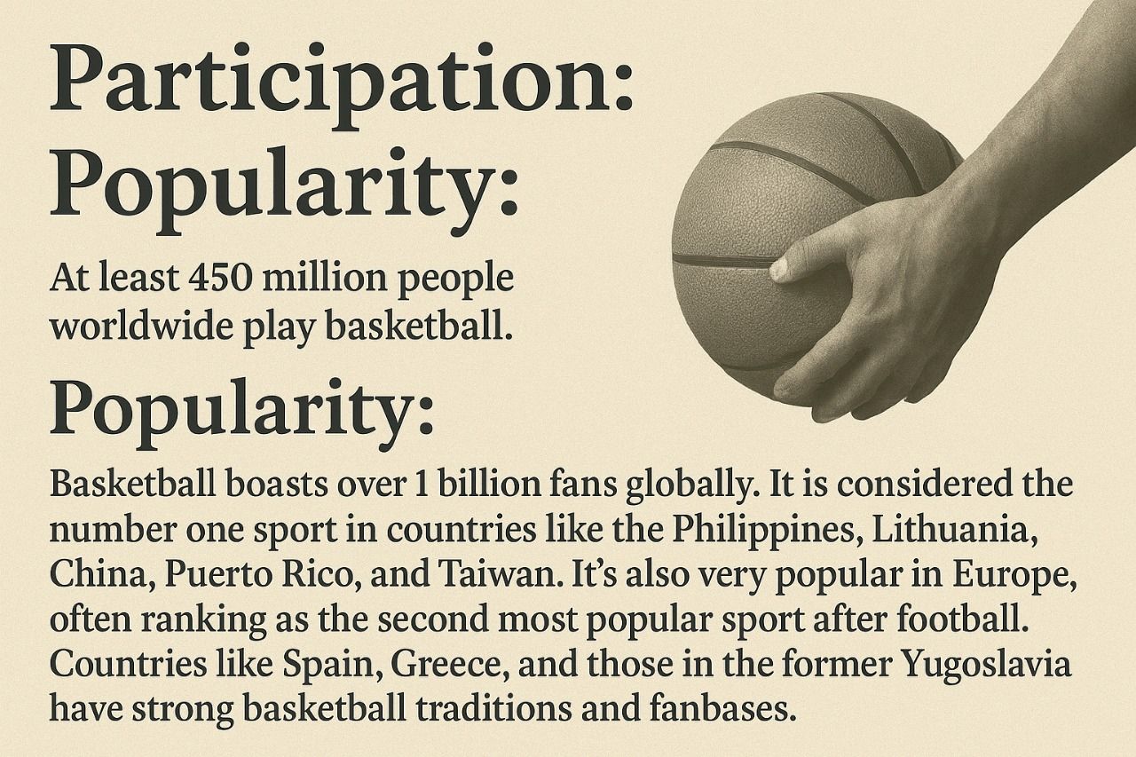 ALL ABOUT NBA and WNBA | Participation: At least 450 million people ...