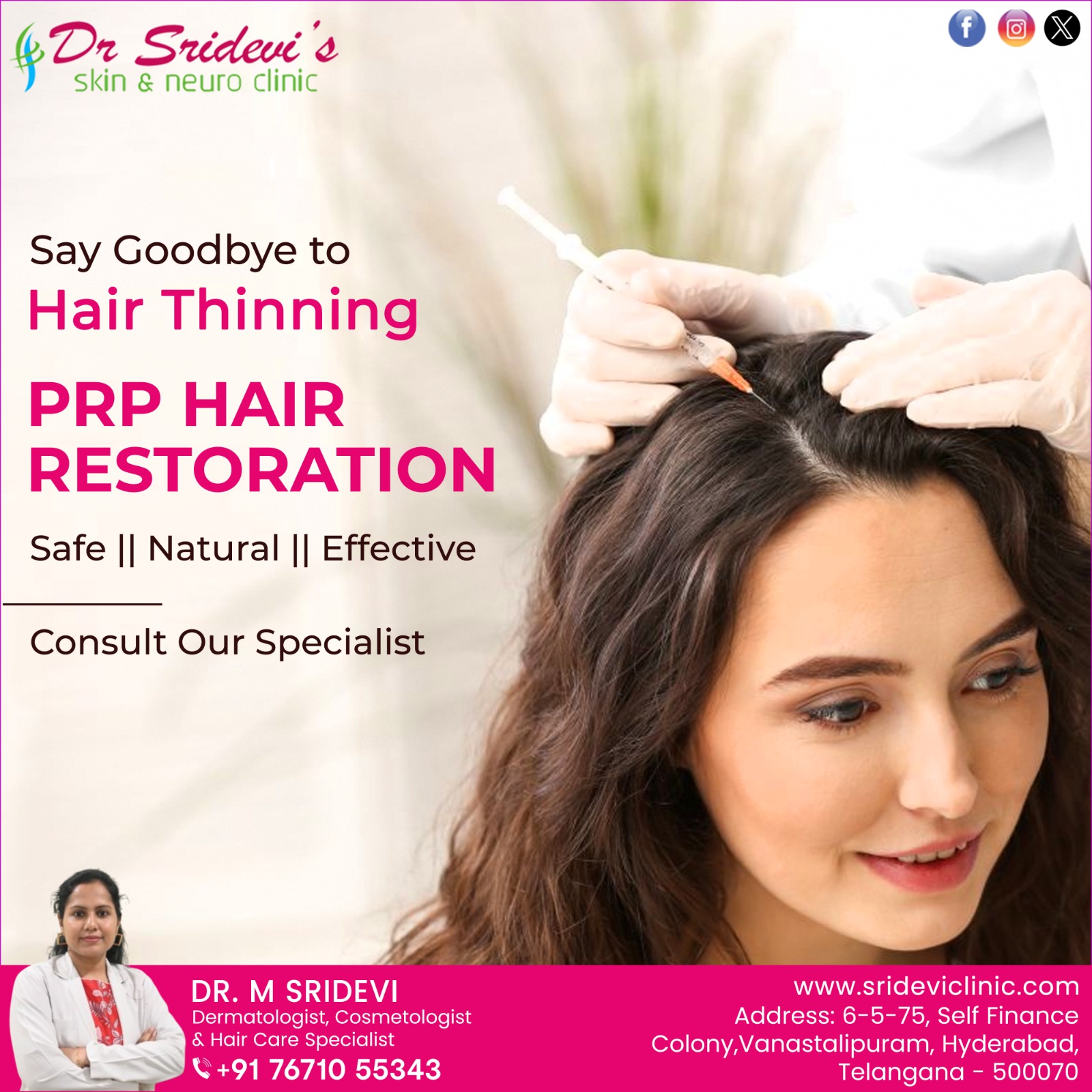 Dr. Sridevi-Dermatologist | Hyderabad