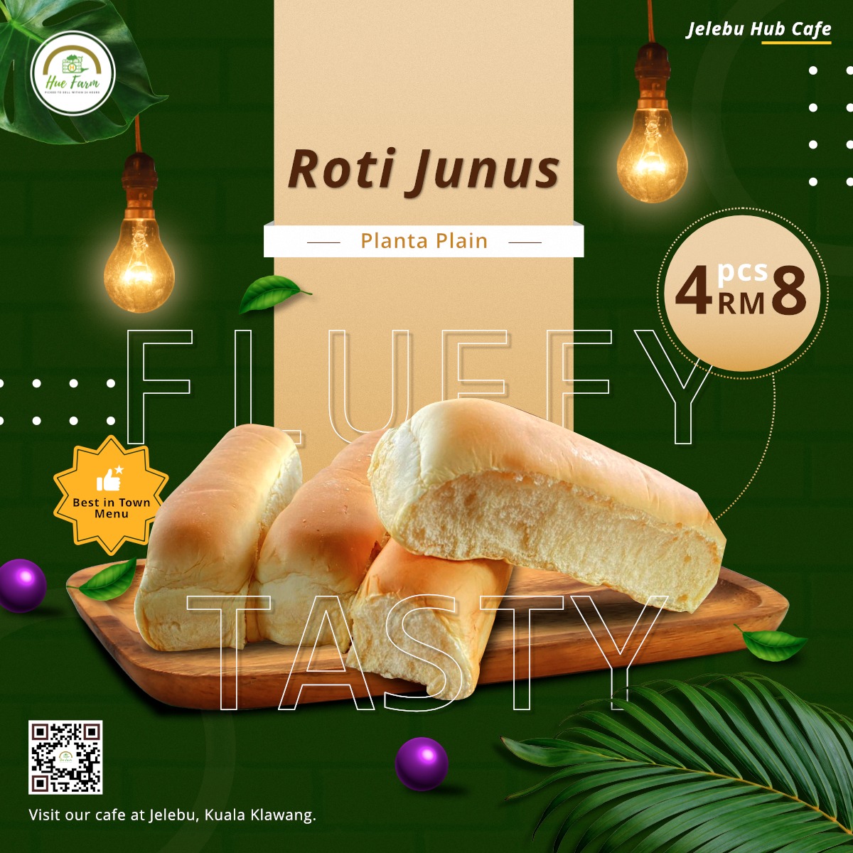 Hue Farm - Roti Junus yang legend. Jom singgah Cafe kami... | Facebook