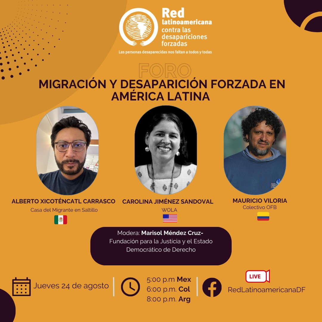 #Desap... - Red Latinoamericana contra la Desaparición Forzada