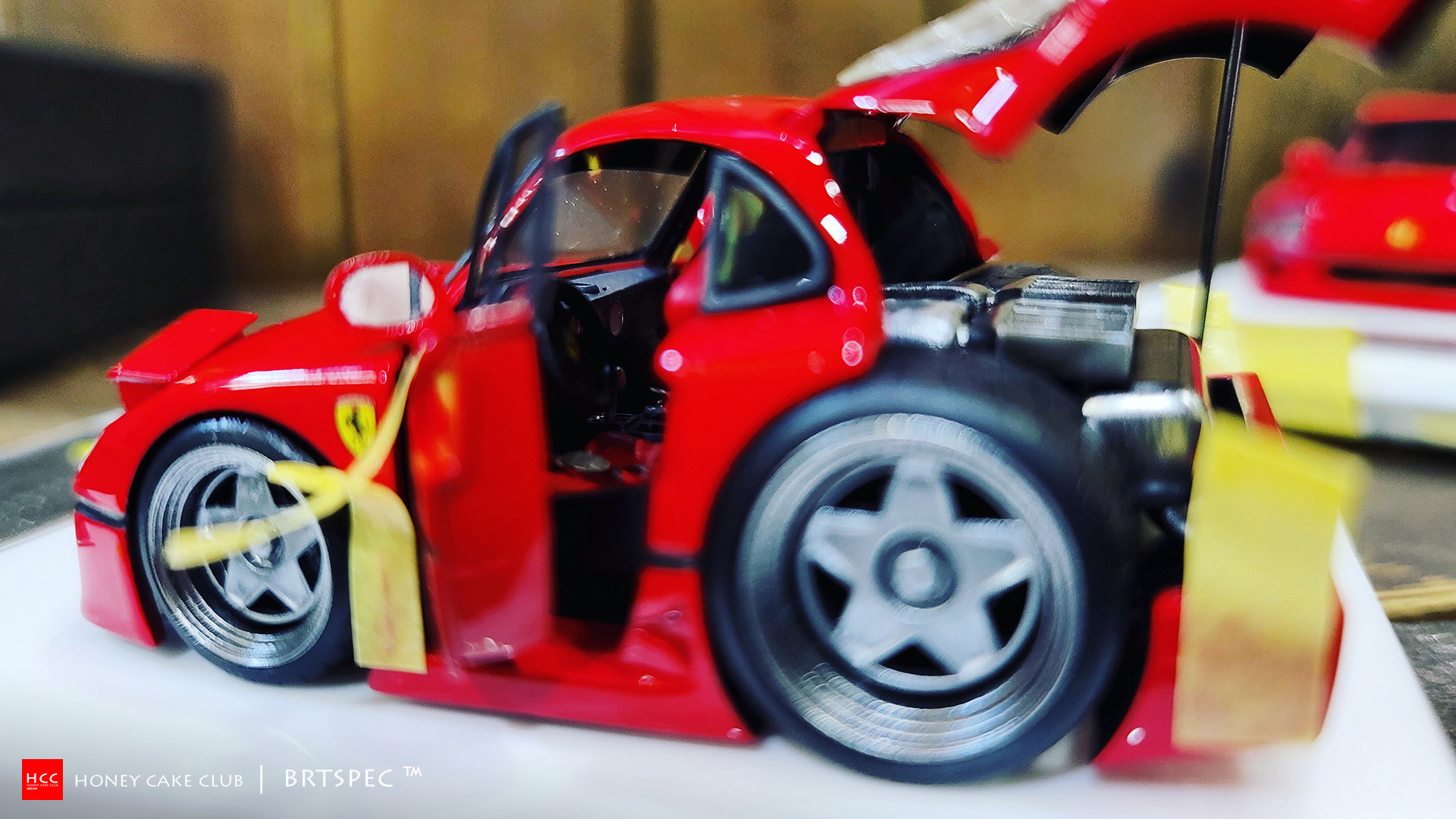 HONEY CAKE CLUB - 互毒時間 未有時間開 MY64 架 64 Ferrari F40 睇住架 Q 版...