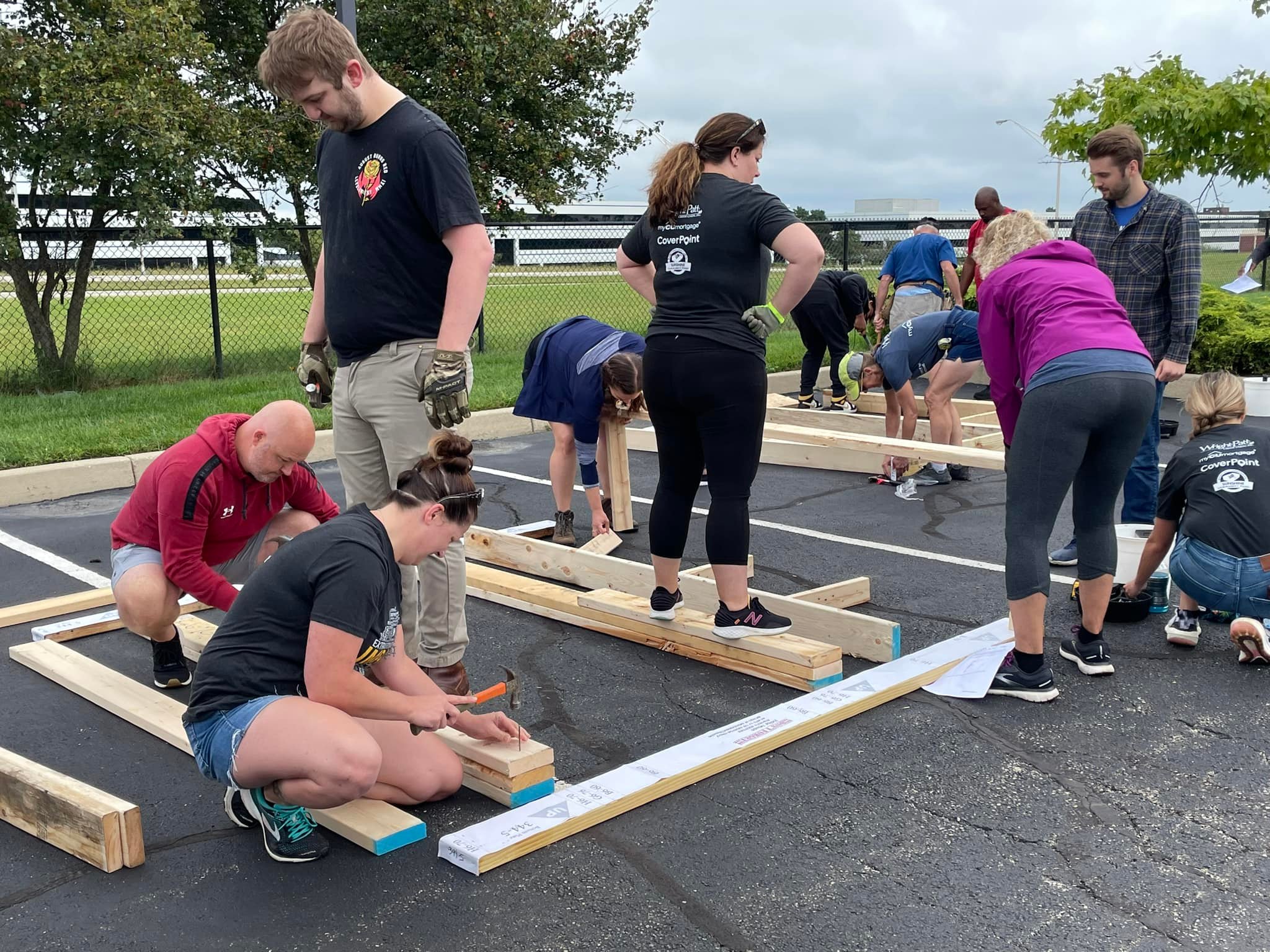 Help Build Hope - Frame walls completed for a family in...