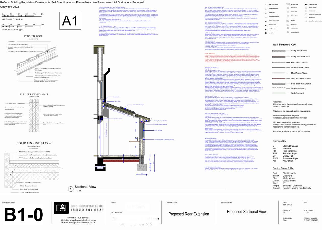 Building Regulation Drawings for a... - BRO Architecture