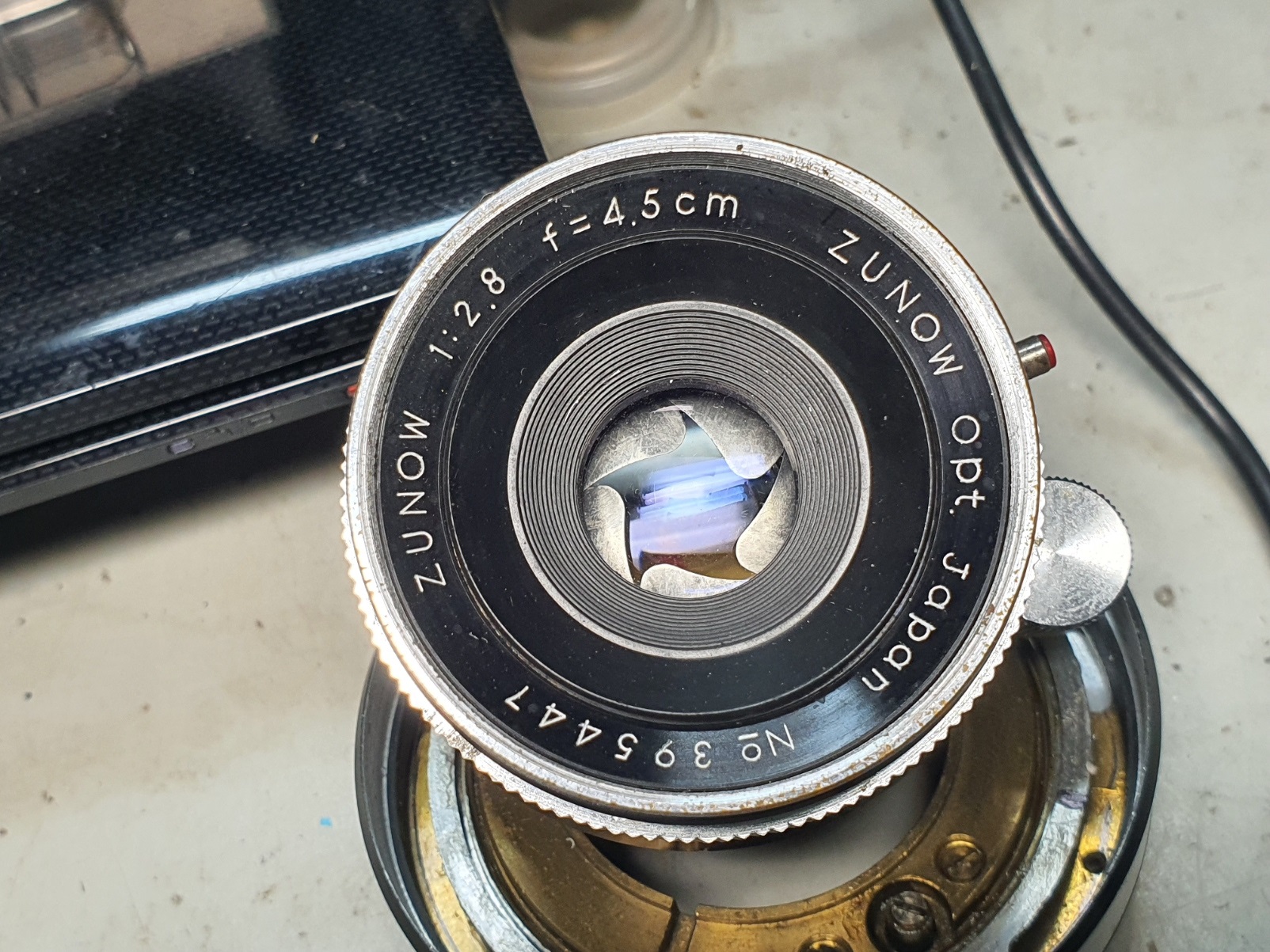 This is a Neoca SV Super 35mm, and the obligatory red button on