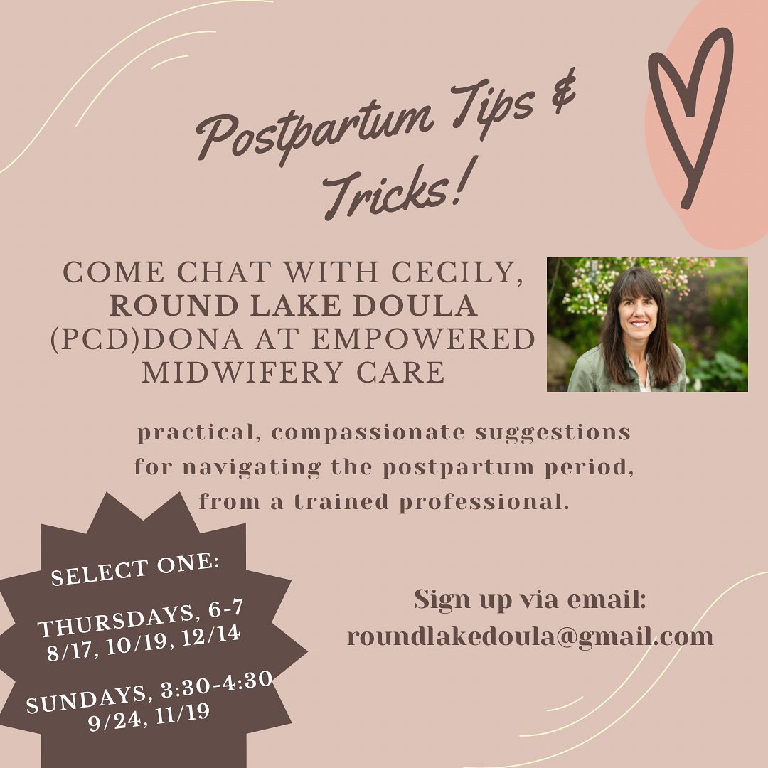 ⭐️ Let’s talk #postpartumplanning ⭐️... - Round Lake Doula