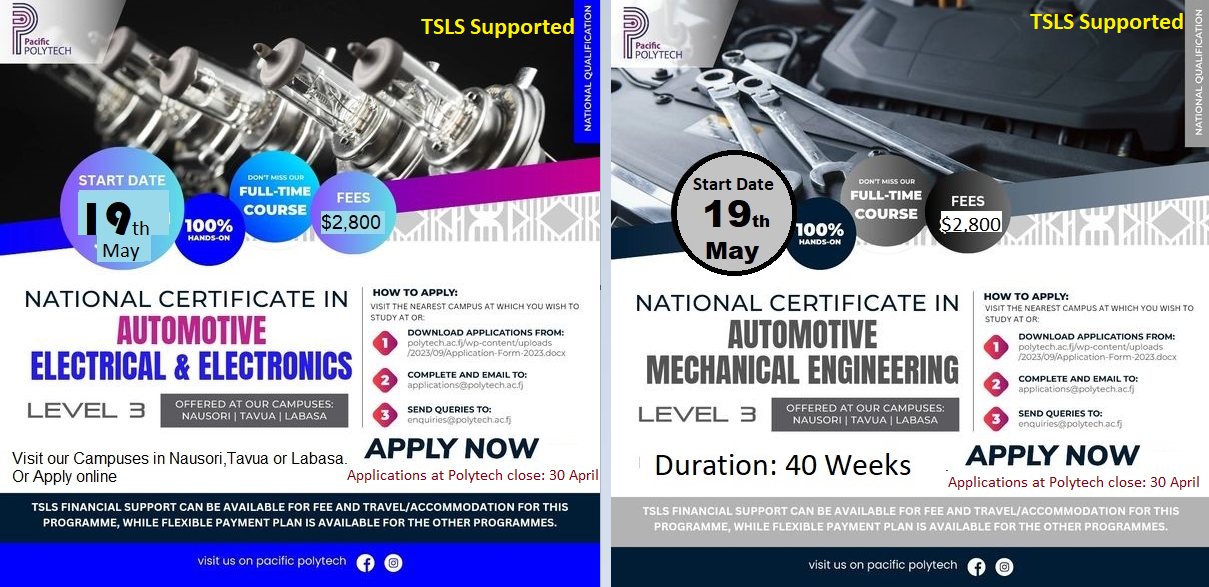 Pacific - Term 2 Commencement classes begin: 19 May @ Nausori, Tavua ...