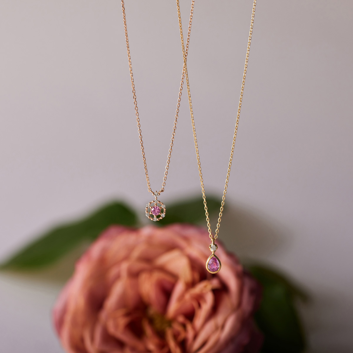 4°C - 【Sapphire Jewelry】 三大貴石の1つ、ピンクサファイアを用 