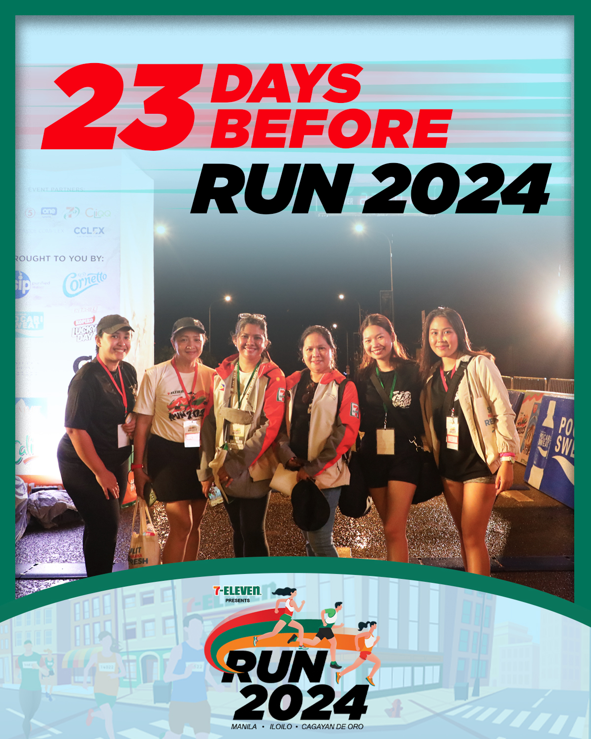 Start warming up! 23 days na lang... - 7-Eleven Run Series | Facebook