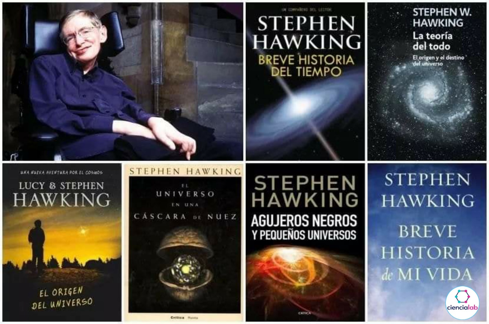 CienciaLab - LOS LIBROS Y LA CIENCIA | Stephen Hawking 🌌😱📚... | Facebook