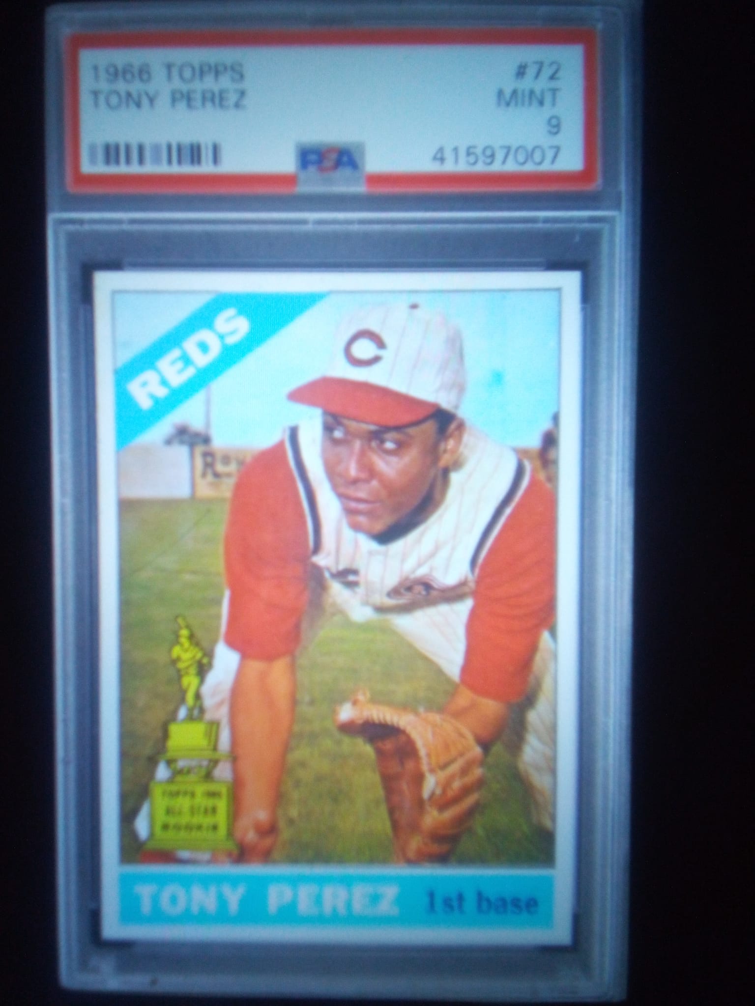 A young Tony Perez with the Reds
