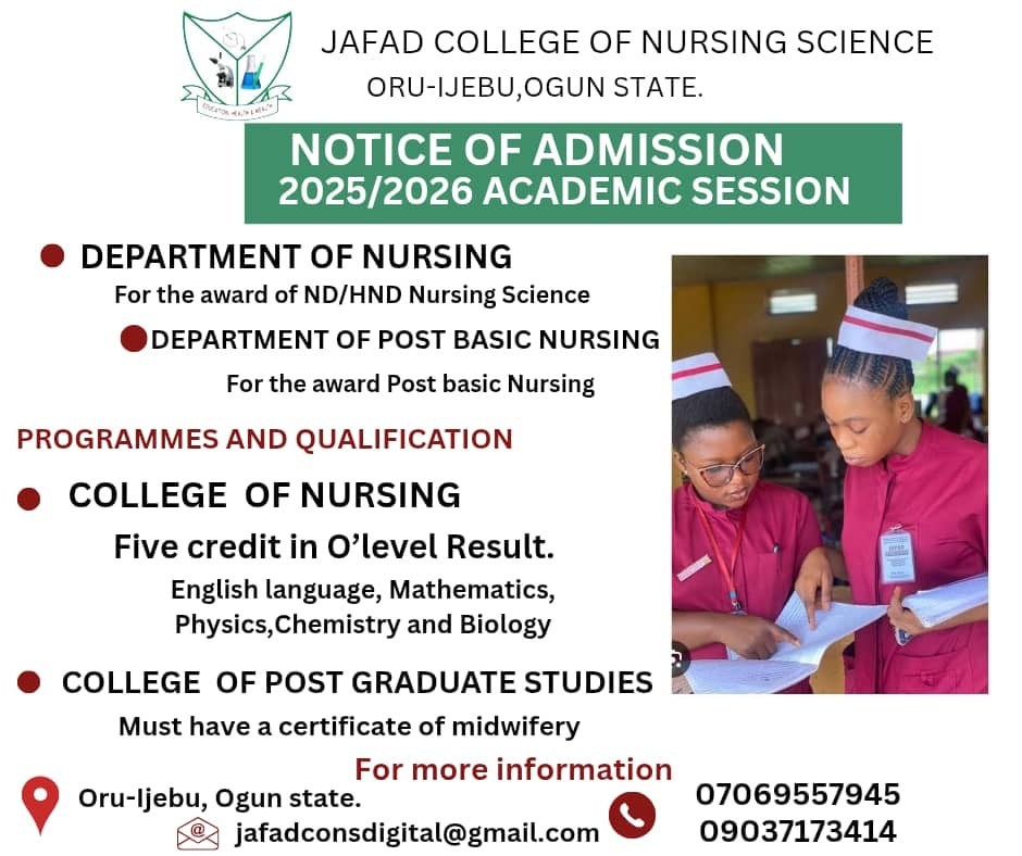 Jafad College of Nursing Science