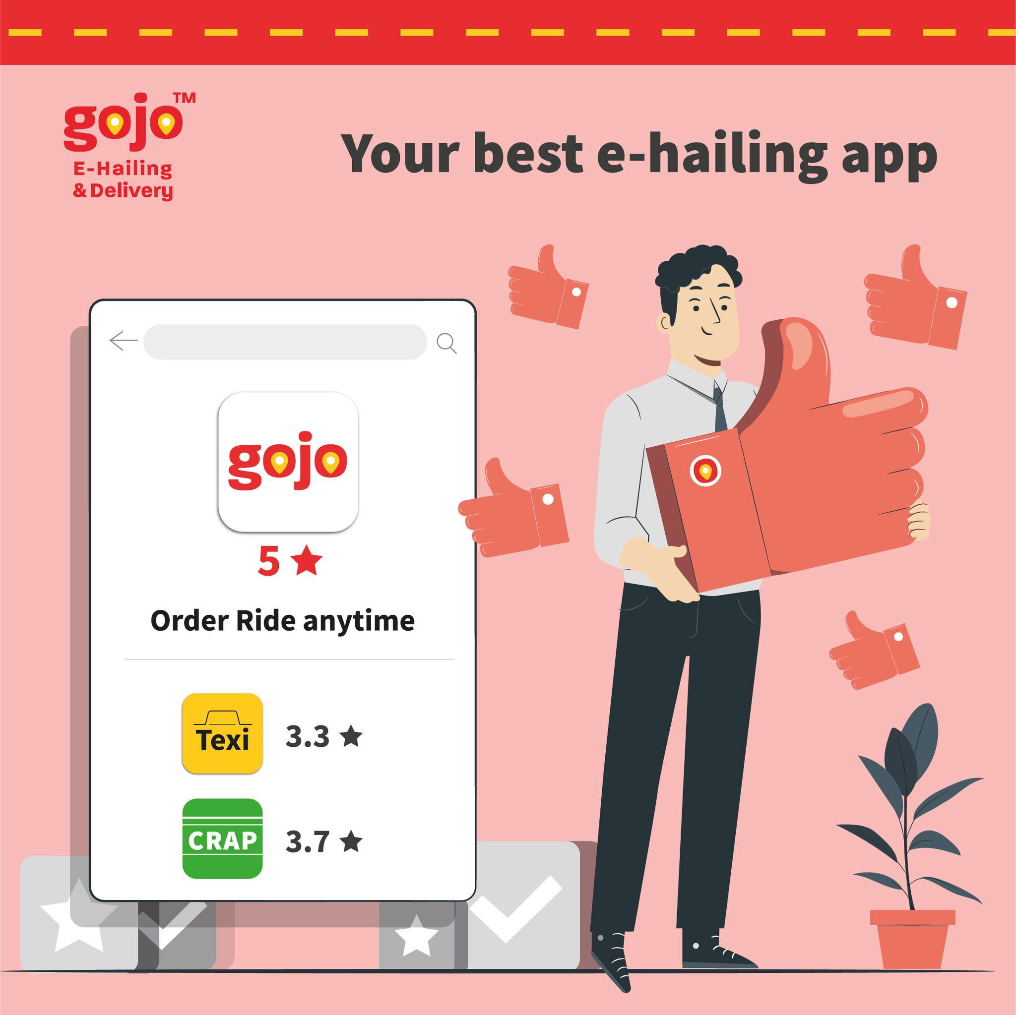GOJO Malaysia - Your best e-hailing app, a good journey...