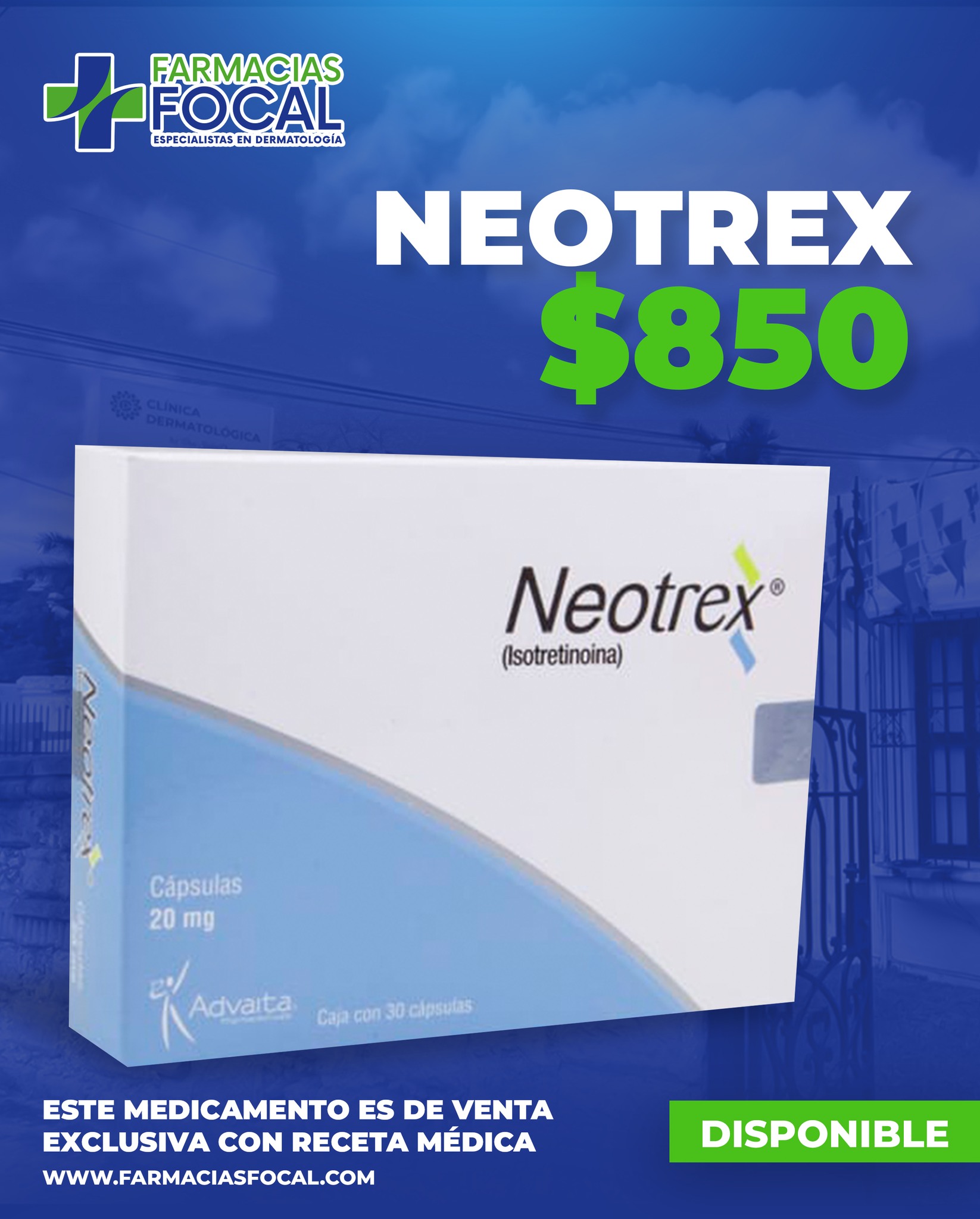 Farmacias - ¡Ya disponible en Farmacias Focal! 🤩 #Neotrex* es un ...