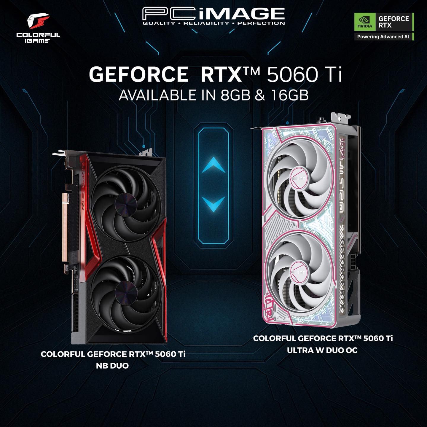 Introducing the Colorful GeForce RTX 5060 Ti – now available in 