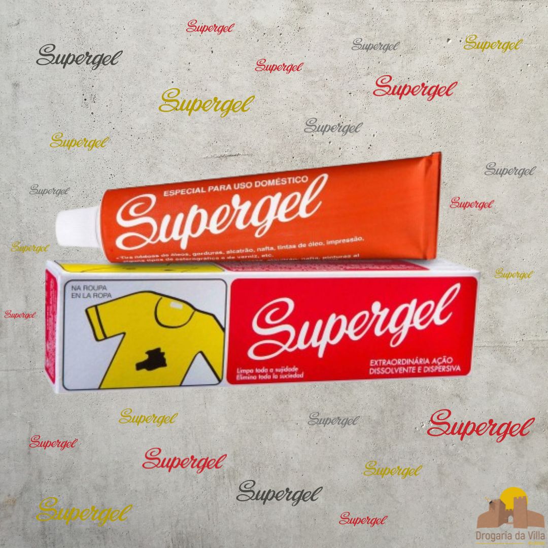 Drogaria - 🔝 SUPERGEL - A famosa pasta de limpeza tira nódoas, está ...