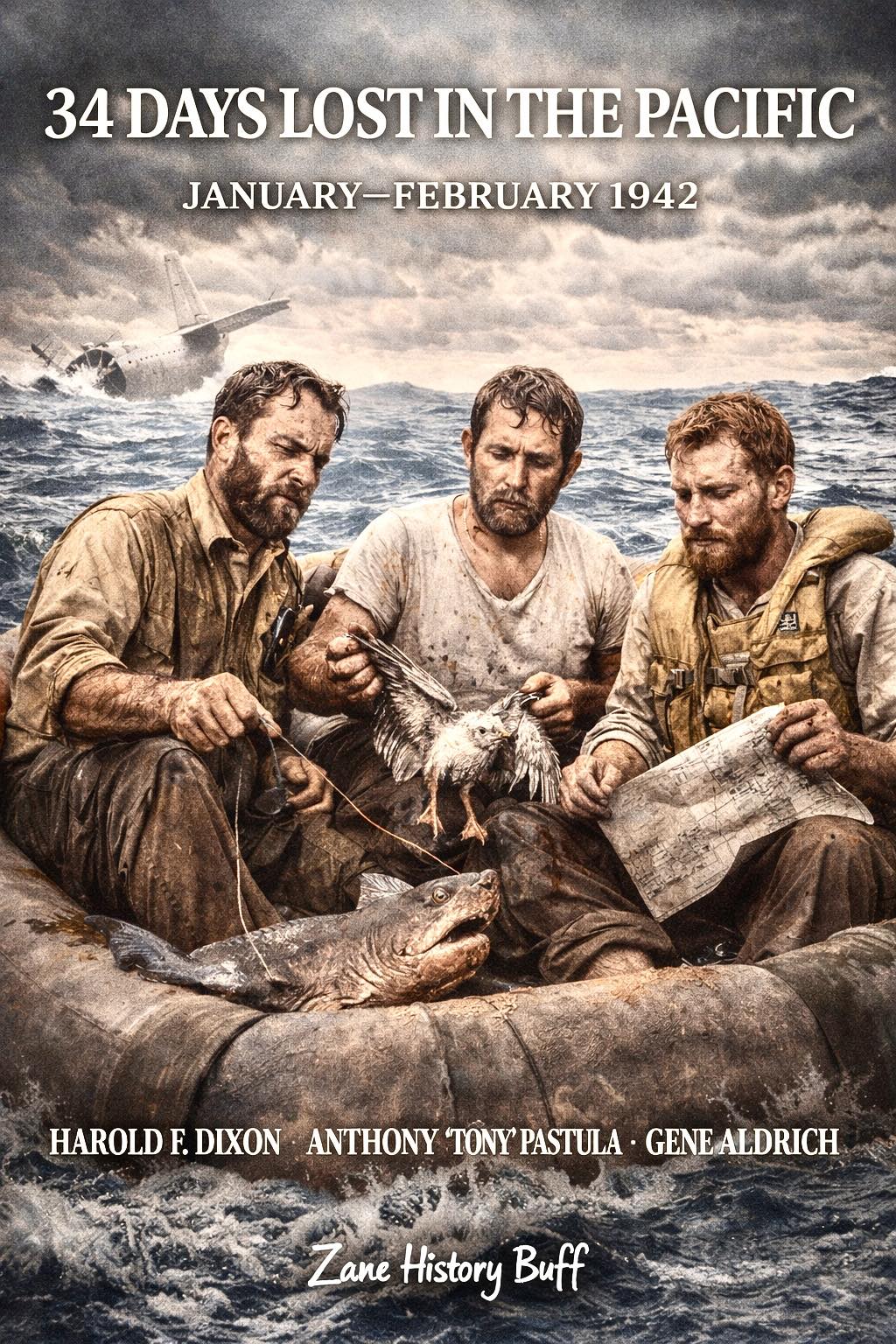 🌊🛟 THE RAFT: 34 DAYS LOST IN THE... - Zane History Buff. | Facebook