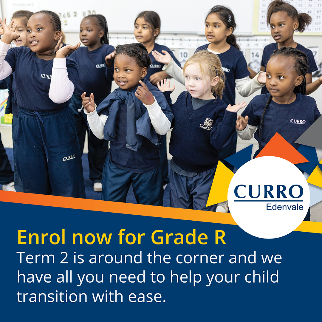 Curro Edenvale - Enrolments for Grade R are still open... | Facebook