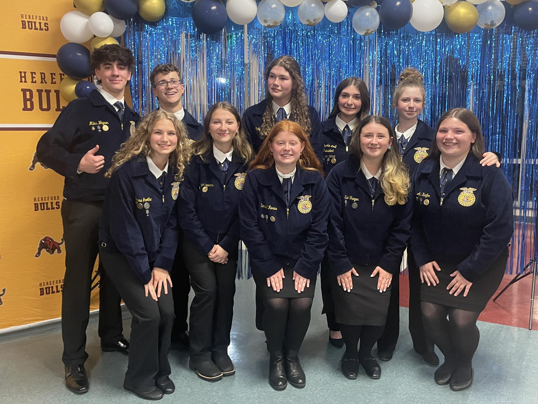Hereford - Introducing the 2025-2026 Hereford FFA Officer Team! 💙💛🎉 ...