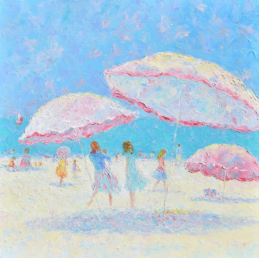 Surfs up! You can find these beach scenes from our Smithsonian